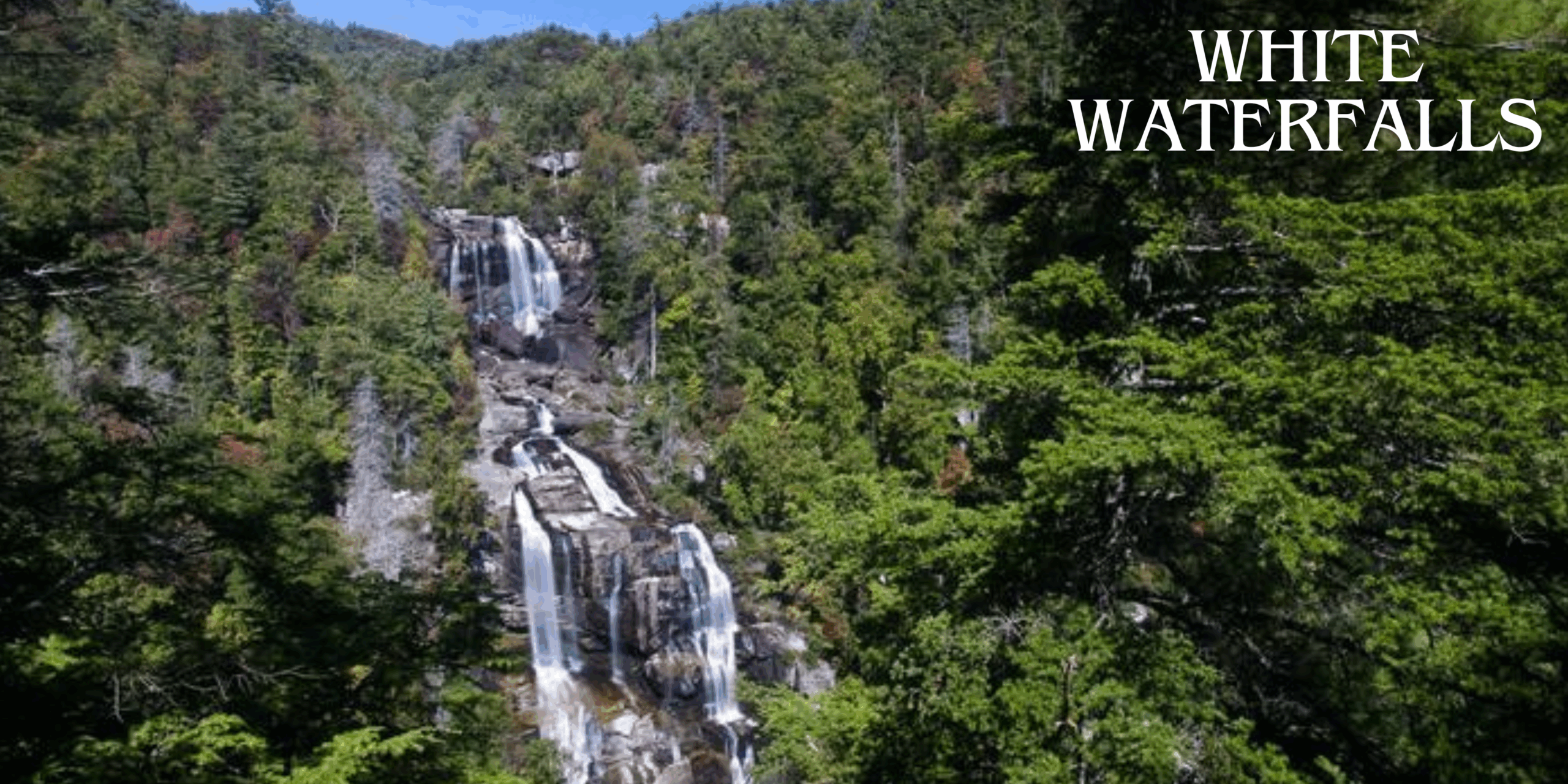White Waterfalls